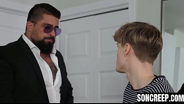 Stepdad Catfishes His Horny Stepson on a Gay Dating App and Fucks His Tight Bussy