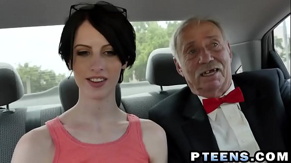 Gorgeous petite teen got a balls deep penetration by a veteran rod