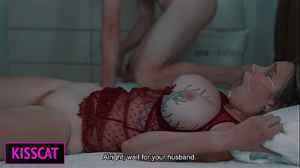 Step Mom Waiting Husband, But Shares Bed With Step Son Till Huge Facial After Unexpected Cum Inside thumbnail