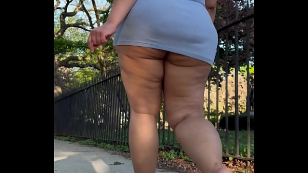 Puerto Rican Boricua Mami With Thick Legs And Natural Fat Ass Big Booty Walking With A Switch In Slow Motion Wearing A Mini Skirt And High Heel Wedge Platform Flip Flops thumbnail