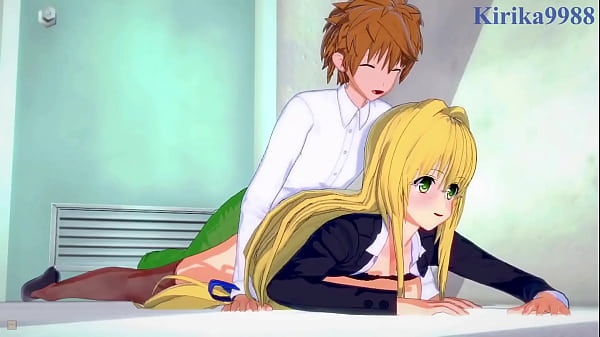 Ryouko Mikado and Tearju_Lunatique and Rito Yuki_intense_sex To Love Ru Hentai