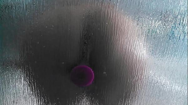 Wife_playing_with herself in_the shower