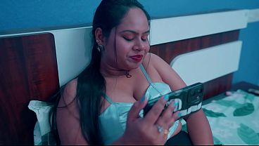 Play MP4 - Hot Bhabhi caught her devar while he was masturbating after seeing her bra