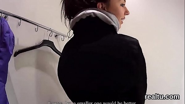 Beautiful czech nympho gets seduced in the_supermarket and pounded in_pov