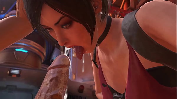 Ada Wong Deephroat Blowjob Close Up | Resident Evil thumbnail