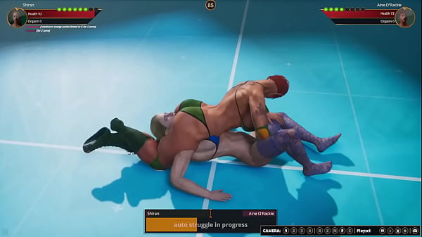 Shiran_VS Aine_O Rackie_Naked Fighter 3D