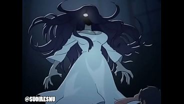 Porno de Terror - Samara(Sadako) Fode com nerd punheteiro 