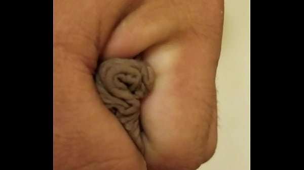 Masturbation of the penis penis. And ejaculation in the skin shells