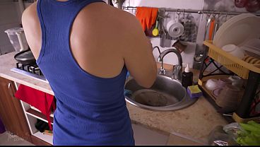 Nonton Wife In Short Tank Top Showing Thong Ass thumbnail