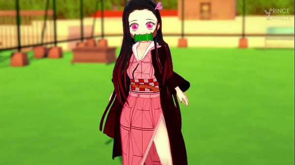 Innocent Nezuko Chan needs_to control her impulses_with youDemon Slayer