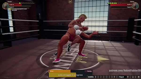 Florian VS Felicity Naked Fighter 3D