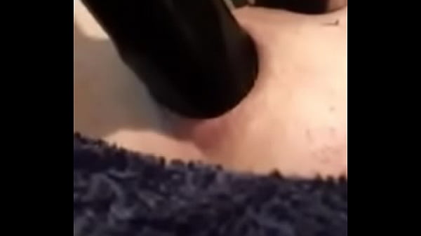 Sub slut rides dildo 