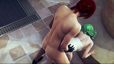 One punch man - Tatsumaki blowjob and anal - Japanese Asian Manga Anime Film Game Porn