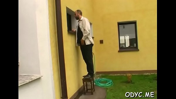 Young whore makes old chap happy 