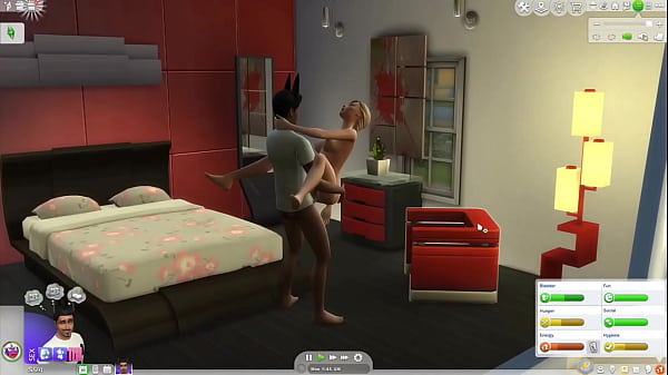 Sims_4 Wicked mod Playing around and_having_fun with_one of_my neighbors