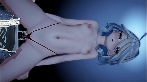 原神 フリーナ　モーションとダメージボイスを組み合わせた動画