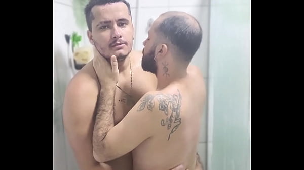 Latin boys cumming in the shower 
