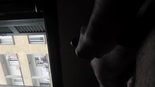 Play MP4 - Granny neighbor watching me naked masturbating at window