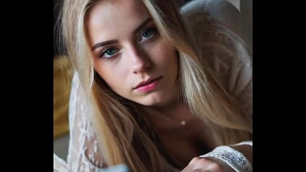 Belle femme AI Blonde de_18 ans avec de beau seins et un_corp parfait