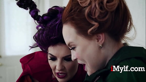 3 Evil Witches Take_Over Virgin Asian Dude For Halloween