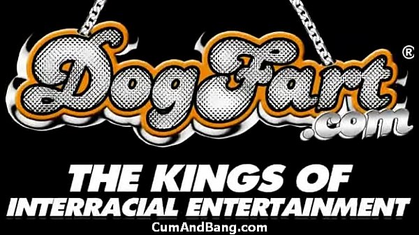 Busty ebony whore sucking fat white dicks 19