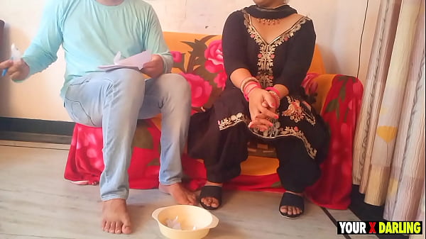 Stepmom and stepson playing indian traditional game and finally doing sex