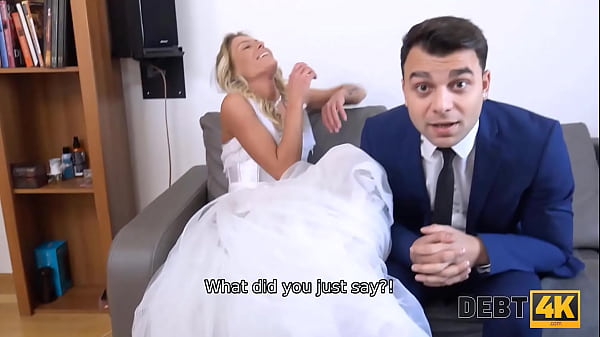 DEBT4k.Brazen guy fucks another mans bride as the only way_to delay debt