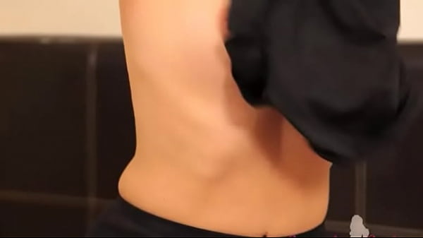 Brunette chick with luxury hair posing 