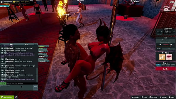 3dxchat_LoliVix_63 1 Anal whore_succubusbeing fucked ina wild_sex party in thehell