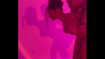 Naked Shadow boxing with Ricky Johnson