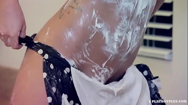 Wonderful babe baking 