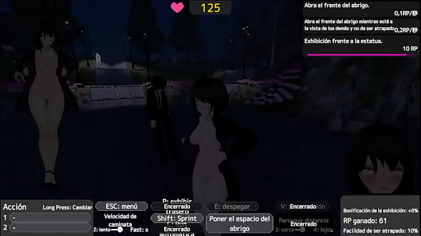 Seleka exponiendose con su abrigo para no serdescubierta