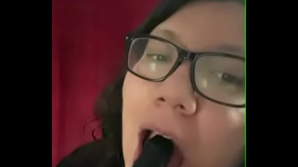 Webslut Elisa Gags on Dick-shaped Dildo Gag 