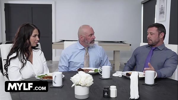 Play MP4 - Pretty Hot MILF Wife Fucked&comma; Dominated and Creampied By Hubby's Fat Cock Boss - MYLF Cheating