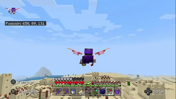 Volando en minecraft antes de la 1.18