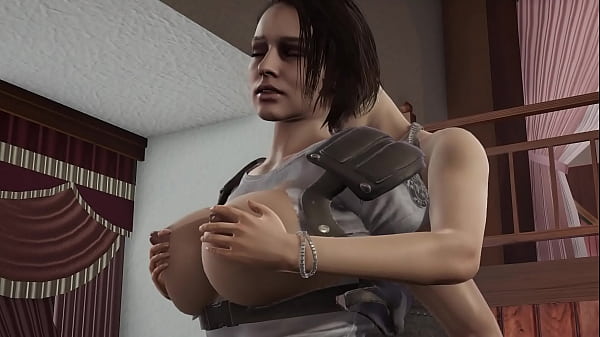 Jill Valentine meets Excella romantic sex