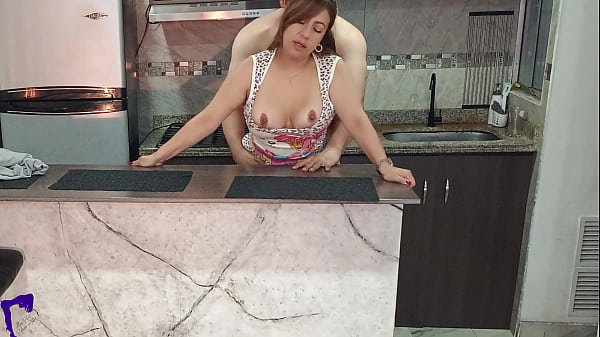 Play MP4 - My Best Friend&rsquo;s MILF Wife Teases Me in the Kitchen and We End Up Fucking Hard with Vaginal Creampie