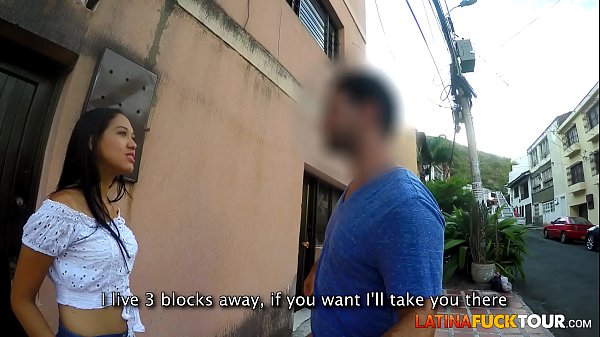 amateur colombian street pick up 