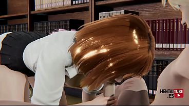 Boku No Hero Hentai - Ochako plays with Bakugou's dick , rubbing and sucking it 