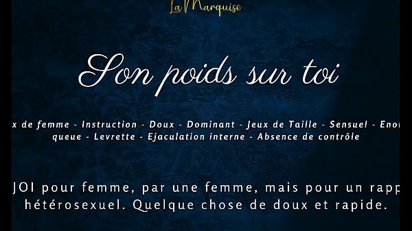 Son poids sur toi french audio porn for women 