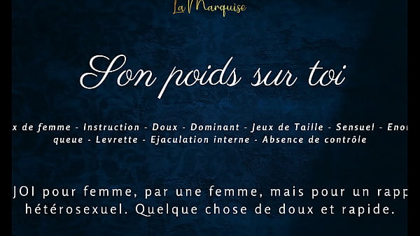 Play MP4 - Son poids sur toi - french audio porn for women