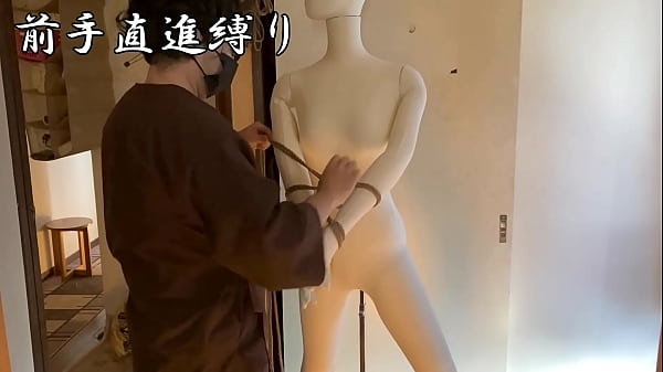 緊縛動画 前手直進縛り