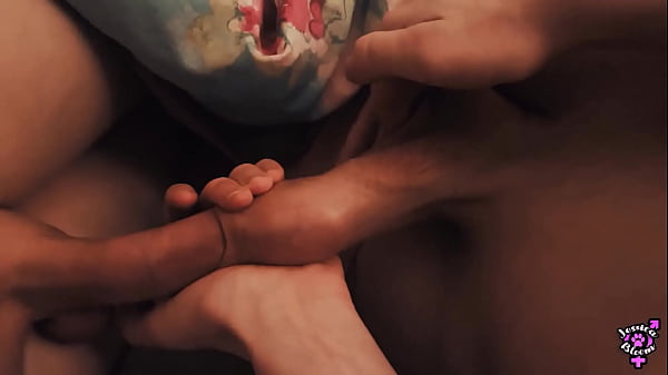 Sexy Shemale Les Docking Jessica Bloom Cums in Tgirl Friends Foreskin! Big Girl Dicks (Unicorn Feets) 