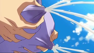 野外、はち切れそうな爆乳乳搾りで母乳大噴射絶頂、パイズリフェラで大量射精 B105(K)/W61/H88