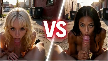 Good white girl and bad ebony girl fucked hard in the ghetto AI Interactive