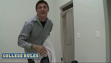 Nonton College Rules - Sexy Students Turn A Dorm Bash Into A Contest To See Who Gets The Most Facial Sprays thumbnail