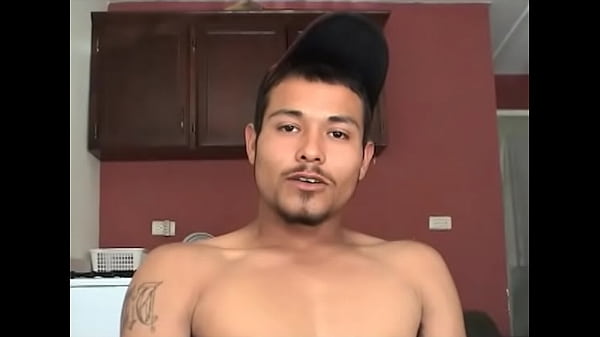 Play MP4 - Watch these hot gay Mexican guy stroke his huge uncut cock and unleash a massive