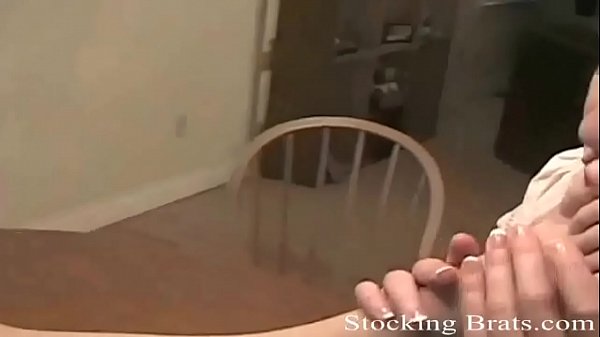 Sucking toes in fishnetsis our fetish