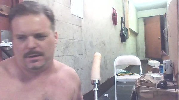 Joey D spreading his butthole and having Real HARD MACHINE butt banging