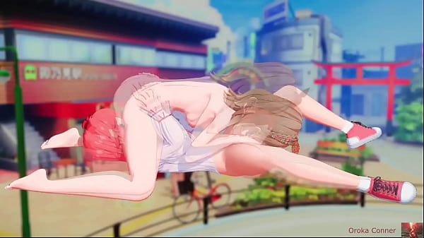 2 girls one public scene zero shame